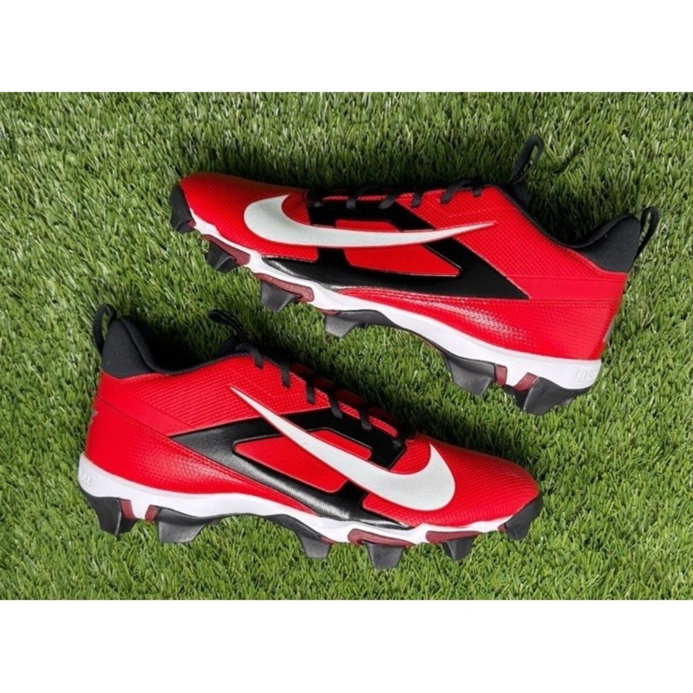 Nike Alpha Menace 4 Shark‎ Red White Football Cleats FN0028-600 Men Size 10